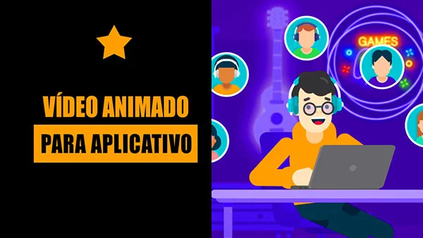 video animado para aplicativo